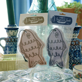 Fresh Catch Sardine-Shaped Fragrance Cards (Green Tea)
