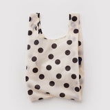 Baby Baggu (Cream and Black Polka Dot)