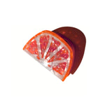 Hand-painted Citrus Slice Claw Hair Clip | Eco-Friendly: Orange