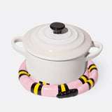 Pink Snake Trivet