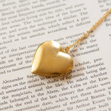 Vintage 'I Love You' Heart Locket Necklace: 16"