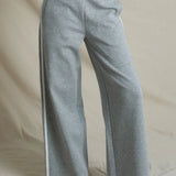Mikos Travel Wide Leg Pants (Heather Grey)