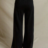 Mikos Travel Wide Leg Pants (True Black)