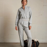 Milana Travel Track Jacket (Heather Grey)