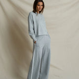 Nell Travel Raglan Sweatshirt (Heather Grey)