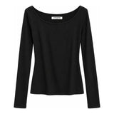 Penelope Micro Modal Cashmere Scoop (True Black)