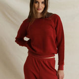 Ziggy Reverse Fleece (Ruby Red)